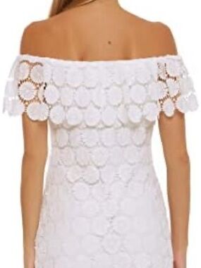Trina Turk Bardot White Mini Dress
